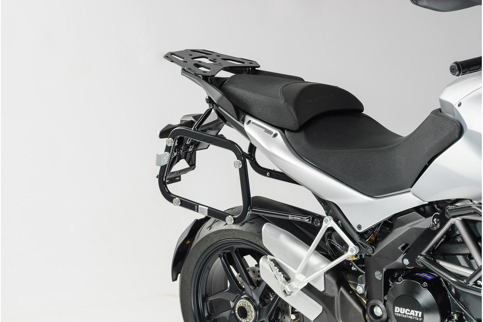 TRAX ADV aluminium case system Black. 45/45 l. Multistrada 1200 / S (10-14).