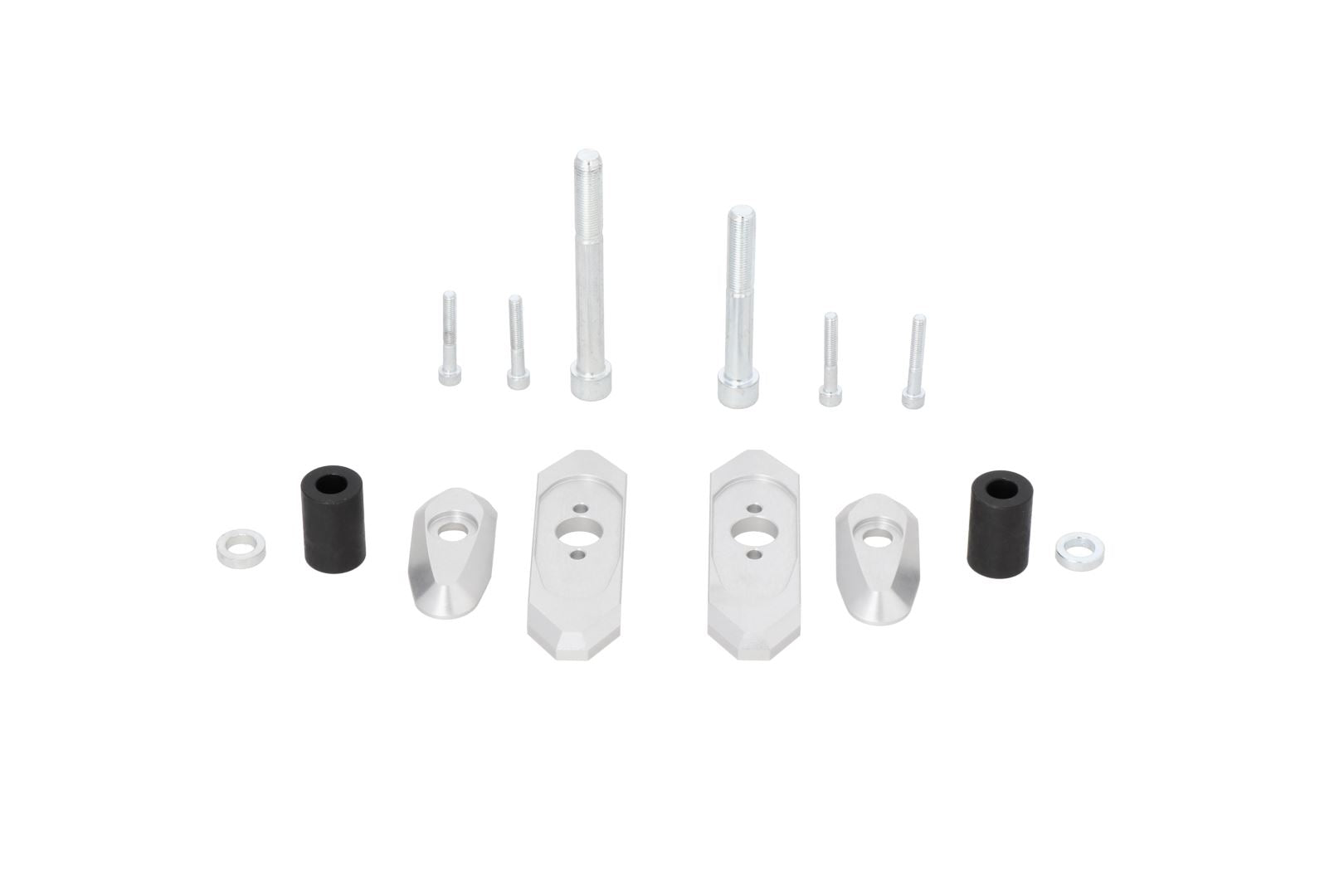 Frame slider kit Black. Kawasaki Z900 models (16-), Z1100 (25-).