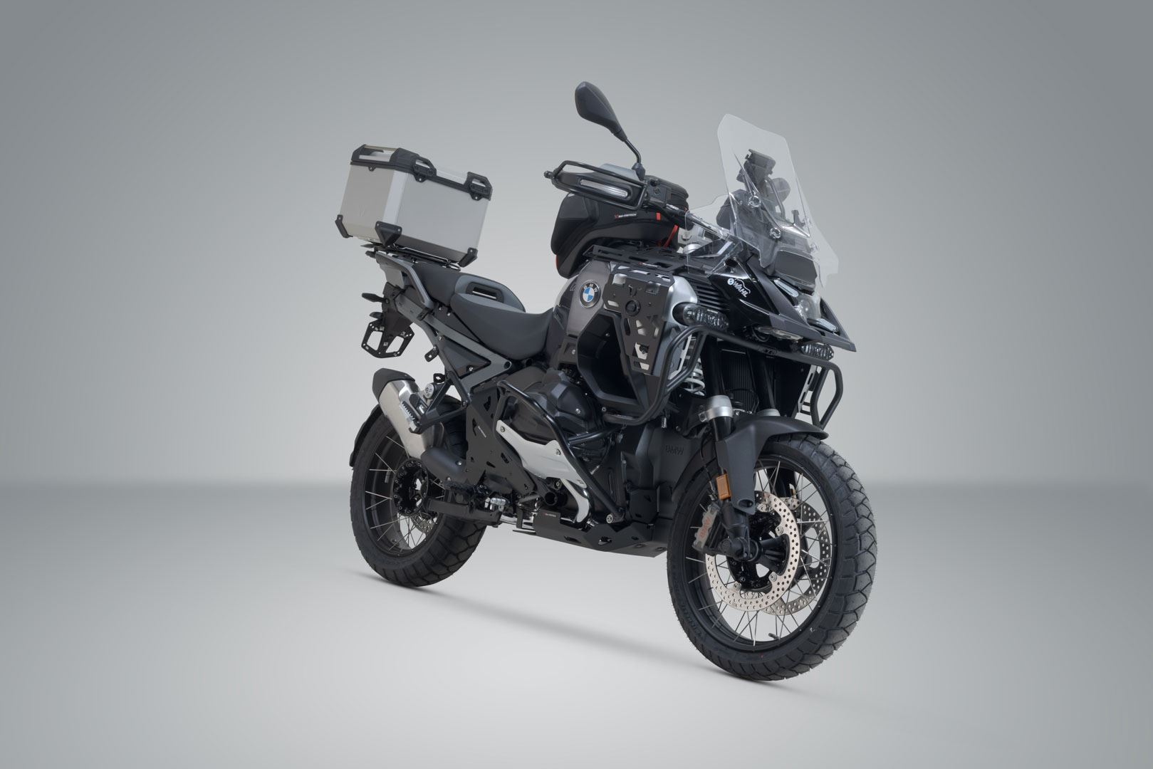 TRAX ADV top case system Silver. BMW R 1300 GS (23-). BMW top case holder.