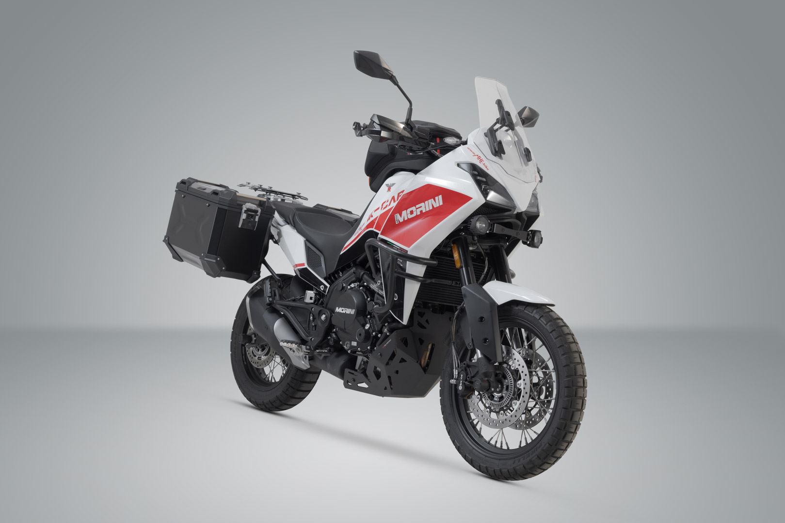 TRAX ADV aluminium case system Black. 45/45 l. Moto Morini X-Cape 650 (21-).