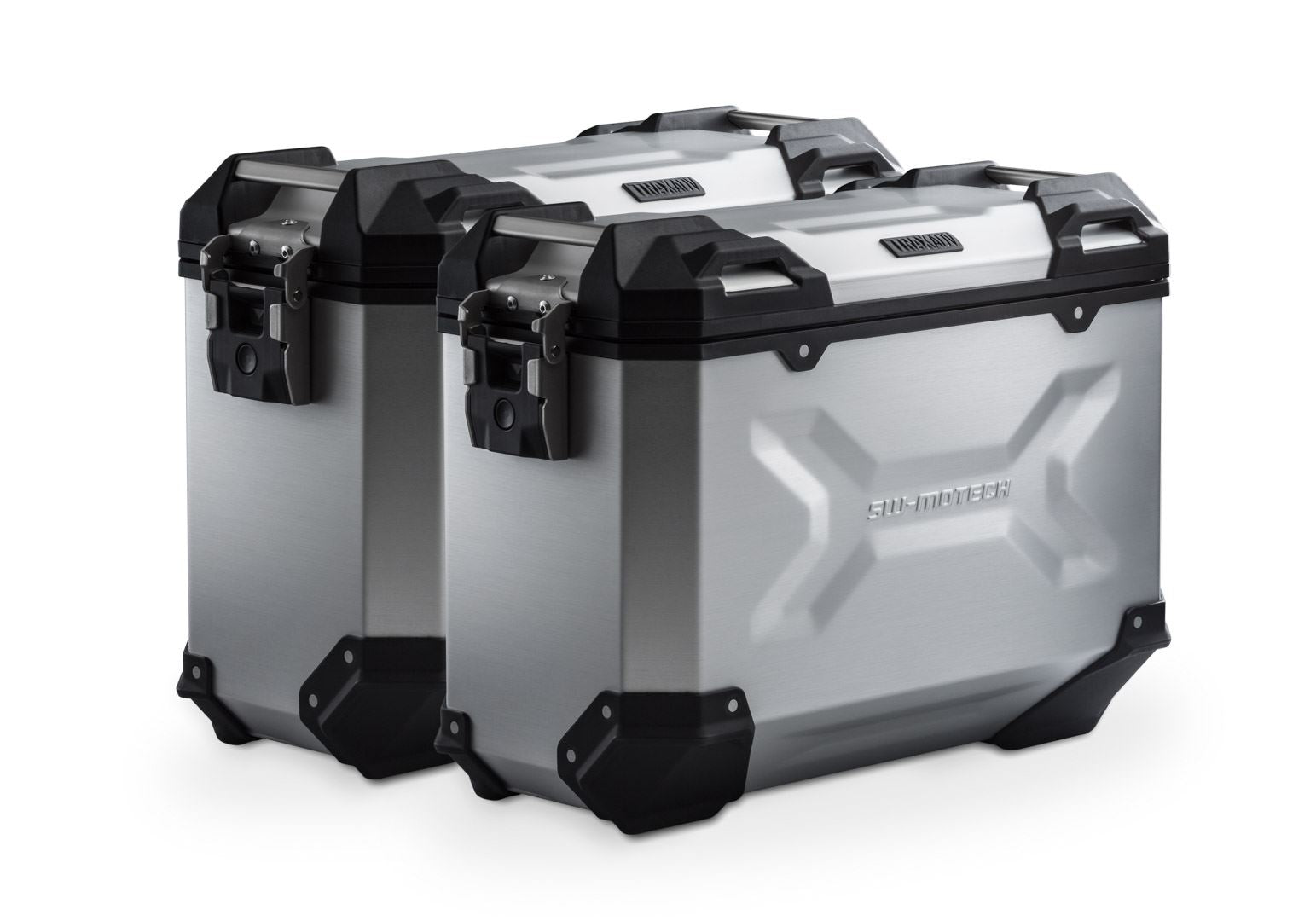 TRAX ADV aluminum case system Silver 37/37 l. Ducati Multistrada V4 (20-).