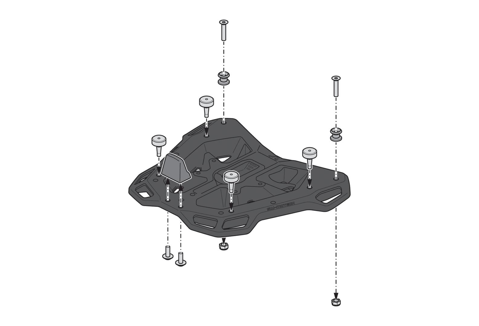 DUSC L top case system Black. 41 l. Harley-Davidson Road Glide (24-).