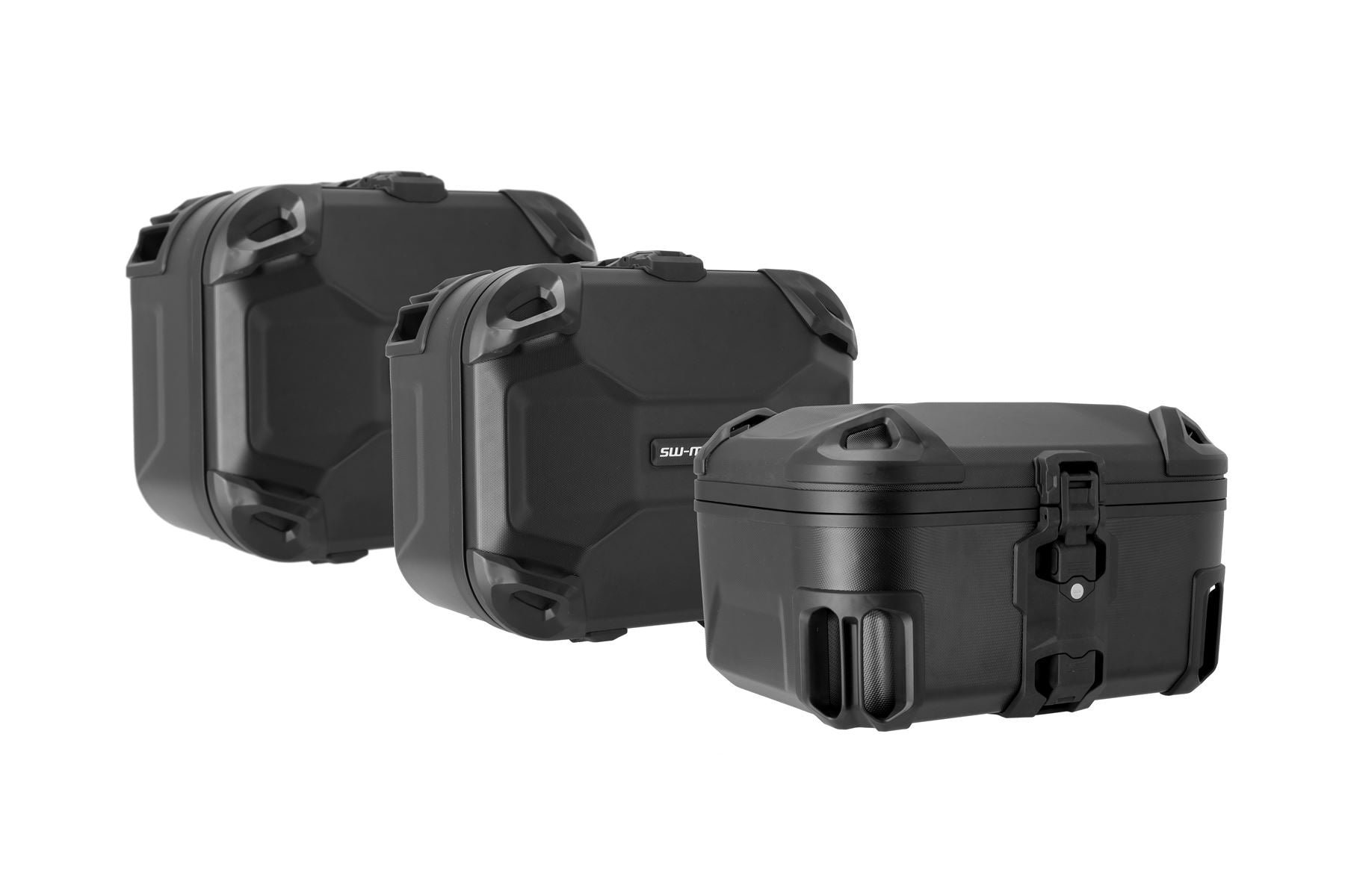 Adventure set DUSC with top case L US model Black. Ducati Multistrada V4 (20-).