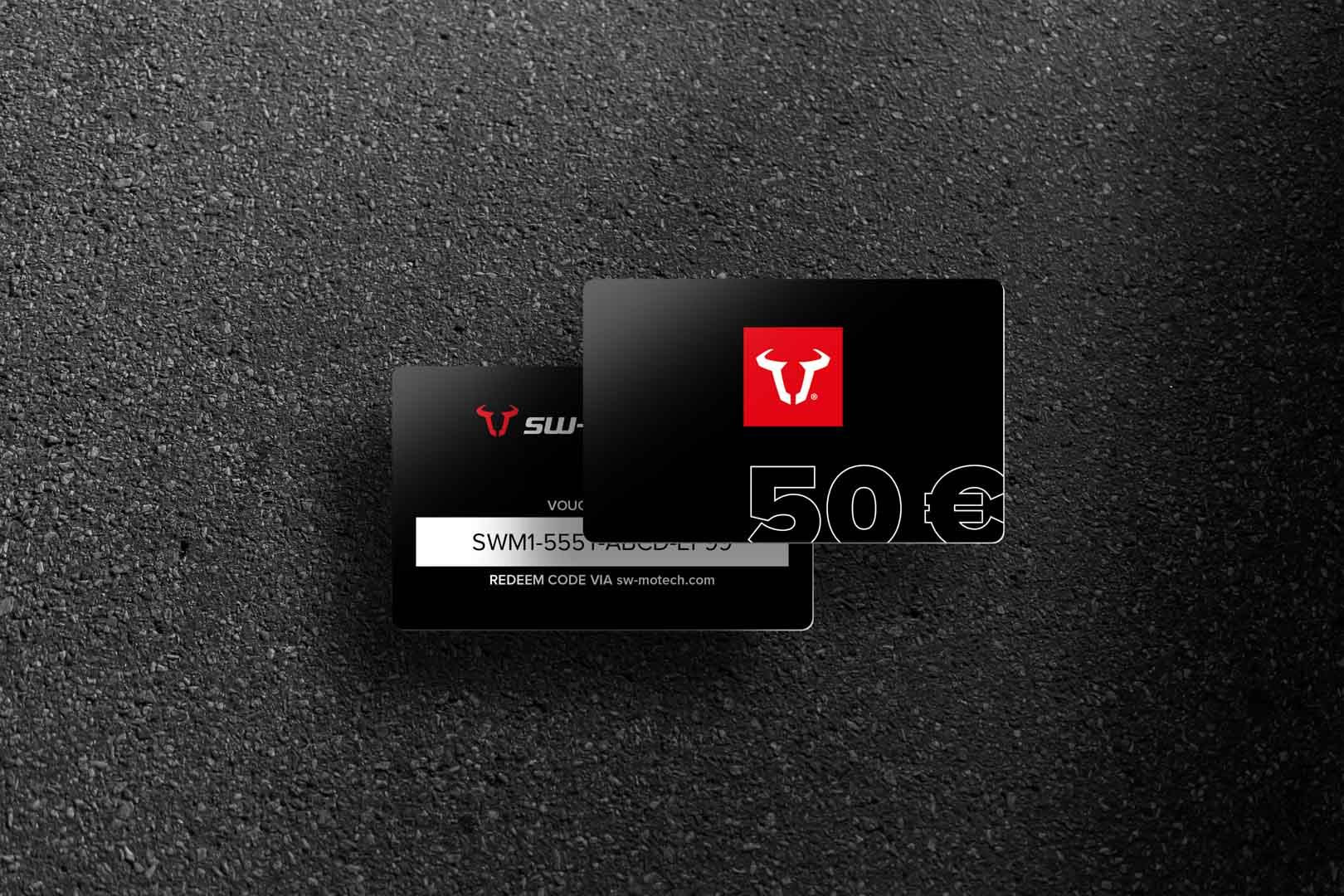 Webshop voucher 50 Euro Free gift: Scarf.
