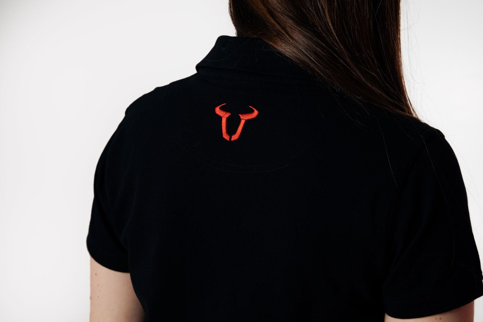 Team polo shirt Core Line. Black. Women. Size 2XL.