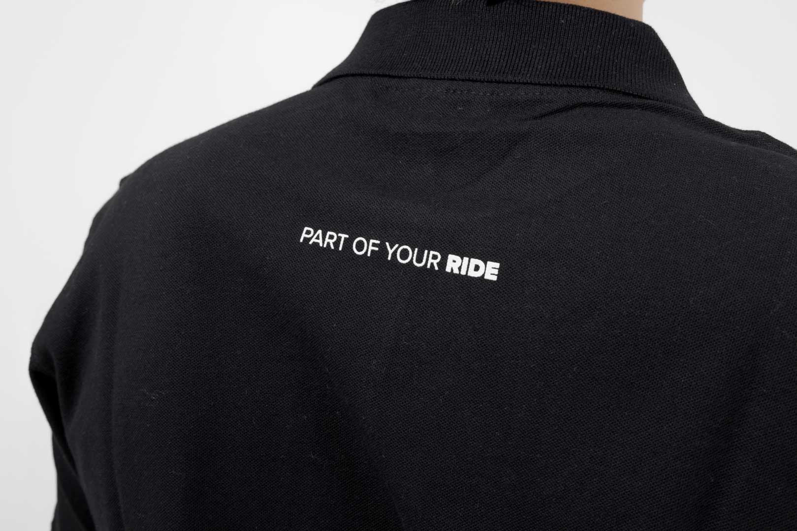 Polo shirt Core Line. Black. Men. Size S.