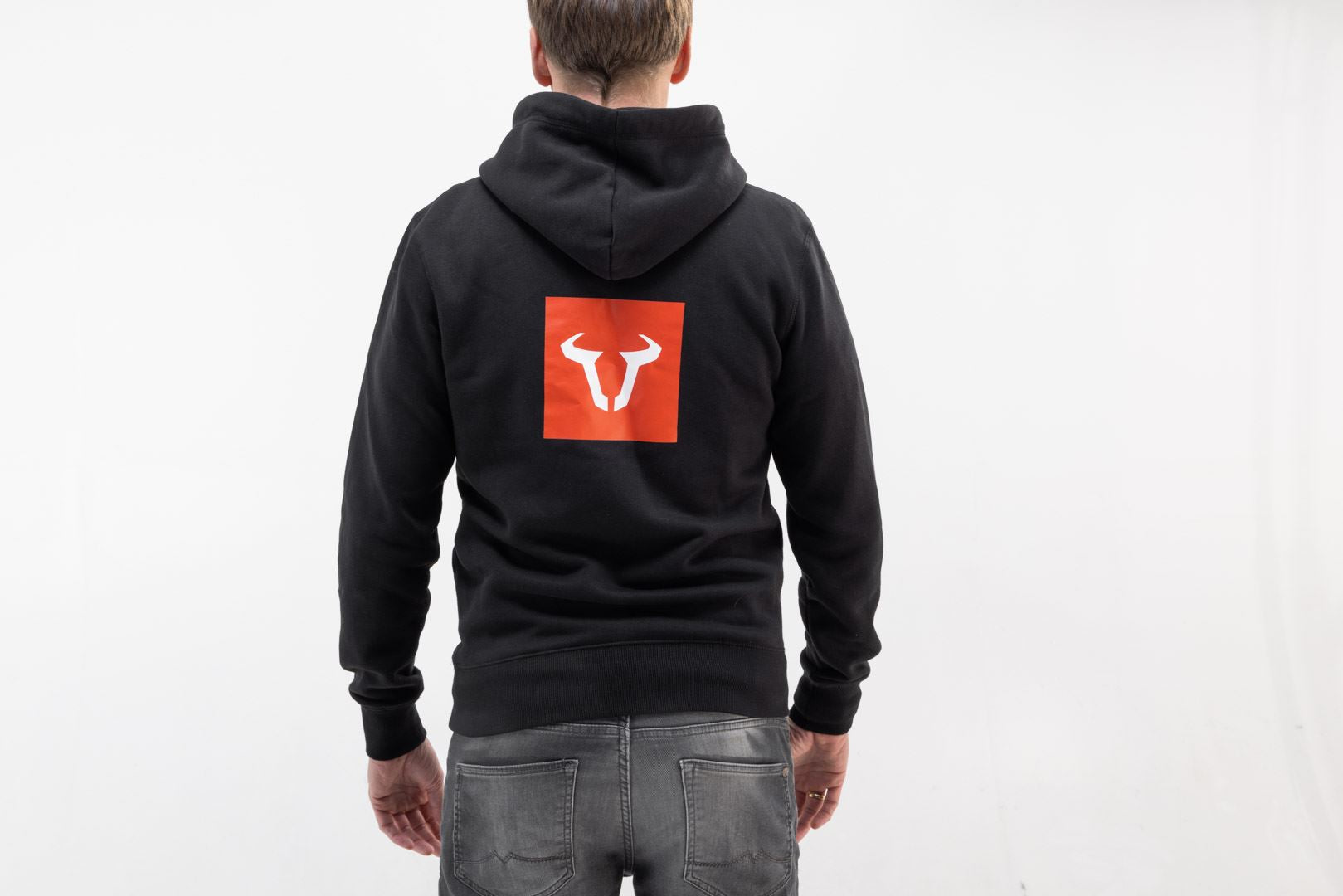 Hoodie Core Line. Black. Unisex. Size 3XL.