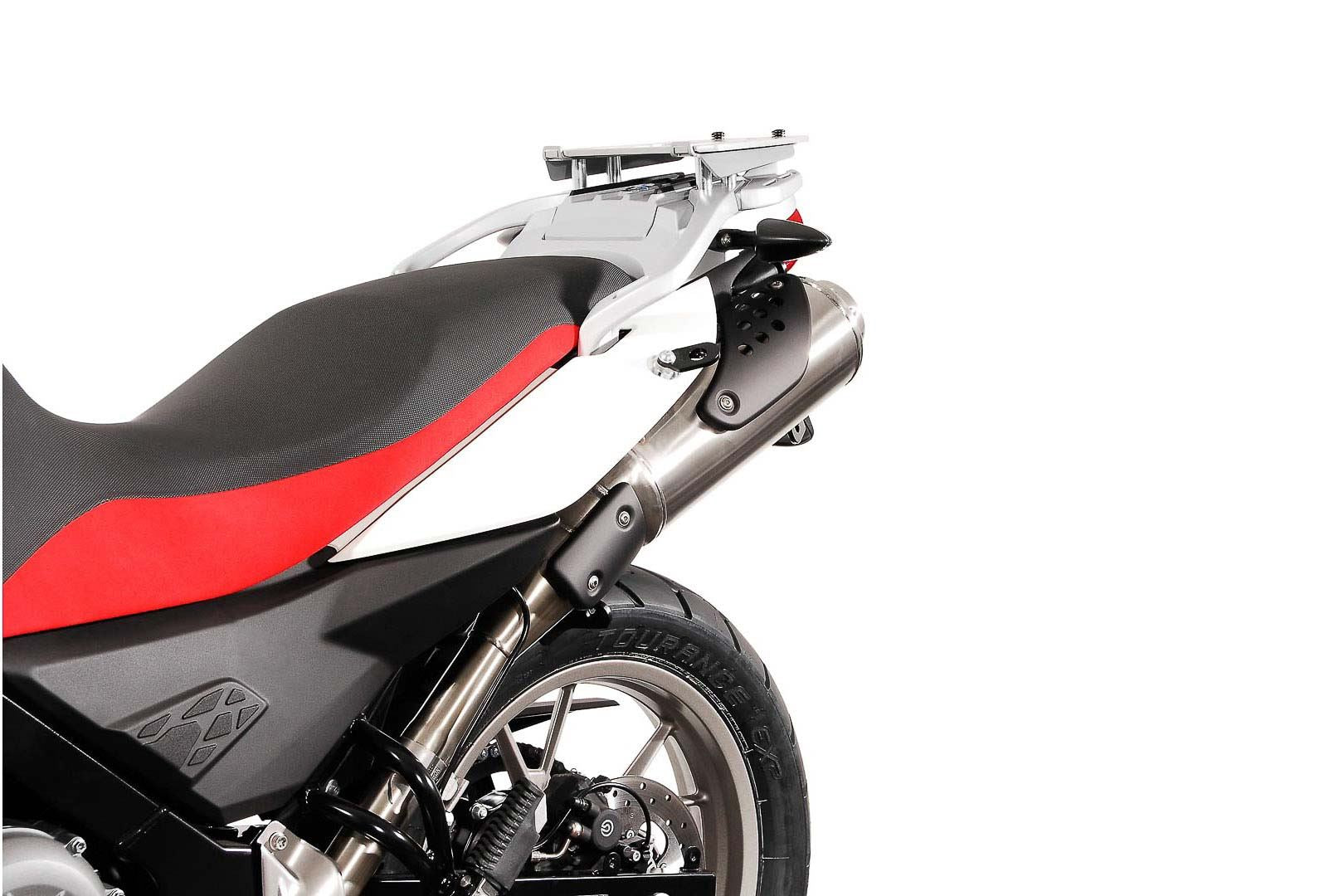 TRAX ADV aluminium case system Black. 37/37 l. BMW F650GS (-07) / G 650GS (11-).