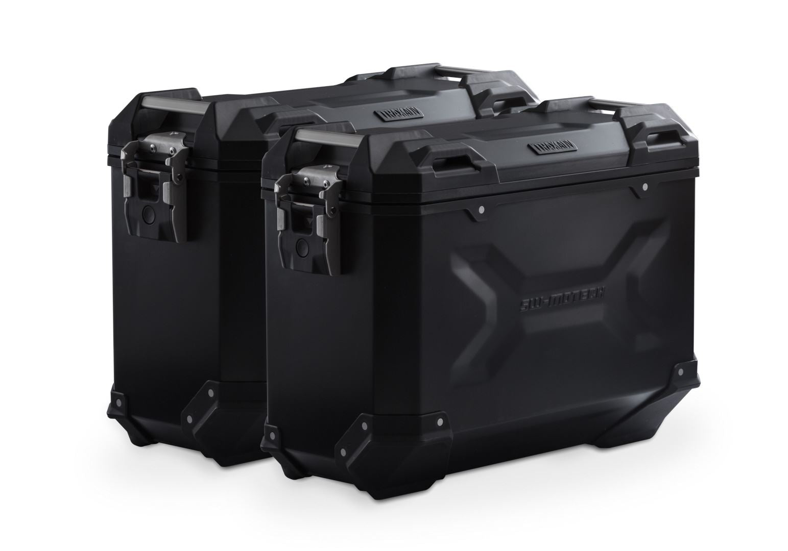 TRAX ADV aluminium case system  Black. 37/37 l. BMW F 900 R / XR (19-24).