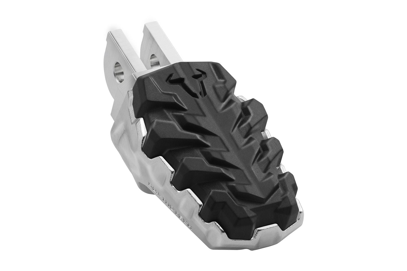 EVO footrest kit Silver/black. MV Agusta Enduro Veloce (24-).