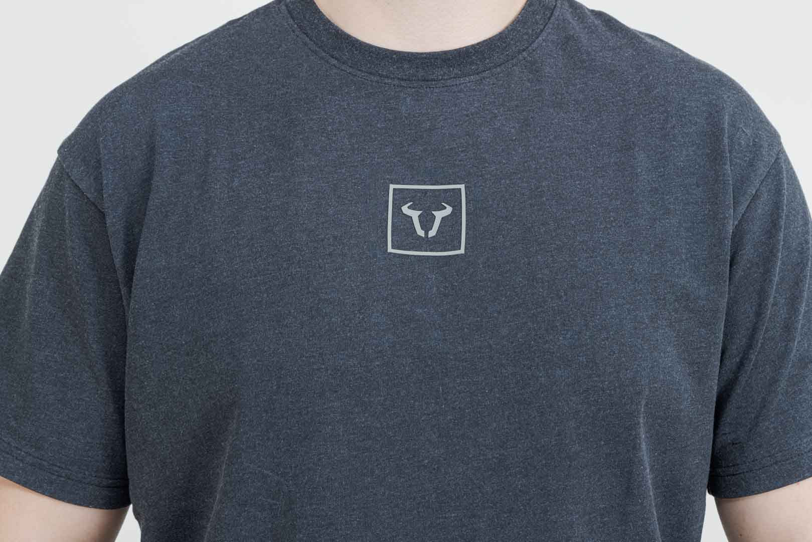T-Shirt Unisex  Riders Line Dark Grey. Optic Wash. Unisex. Size L.