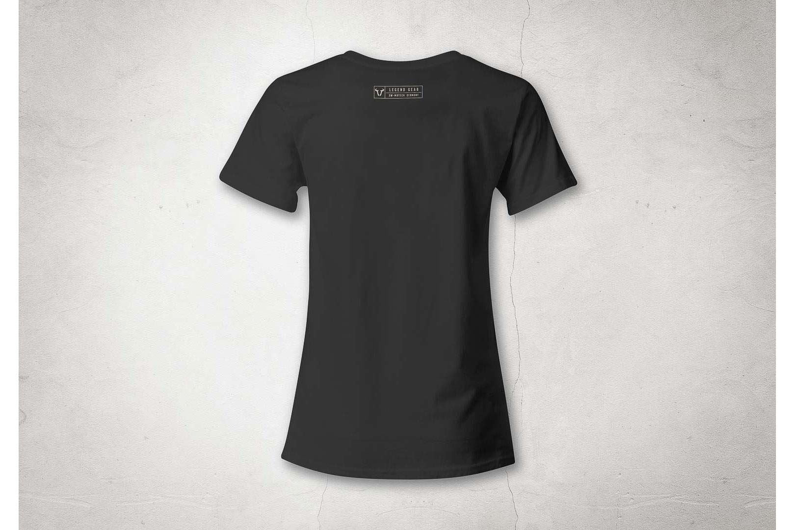 T-Shirt Legend Gear. Black. Women. Size S.