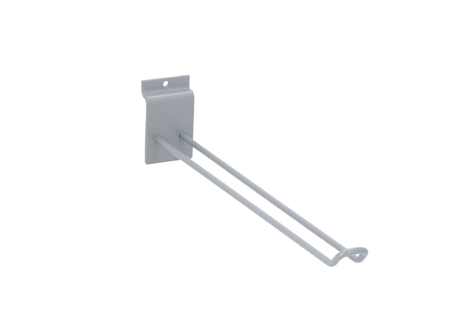 Double hook for sales display L=300 mm Powder-coated RAL 7005 matt