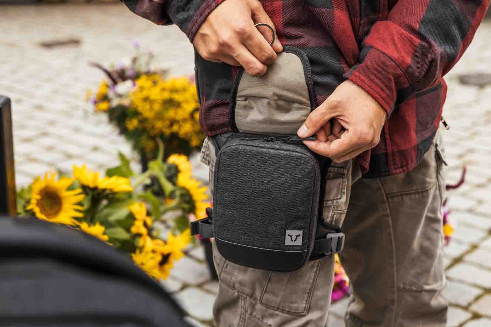 Legend Gear Leg Bag LA13 Black. Eco-Tech polyester.
