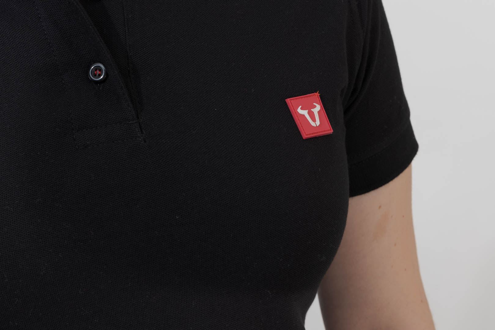 Polo shirt Core Line. Black. Women. Size M.