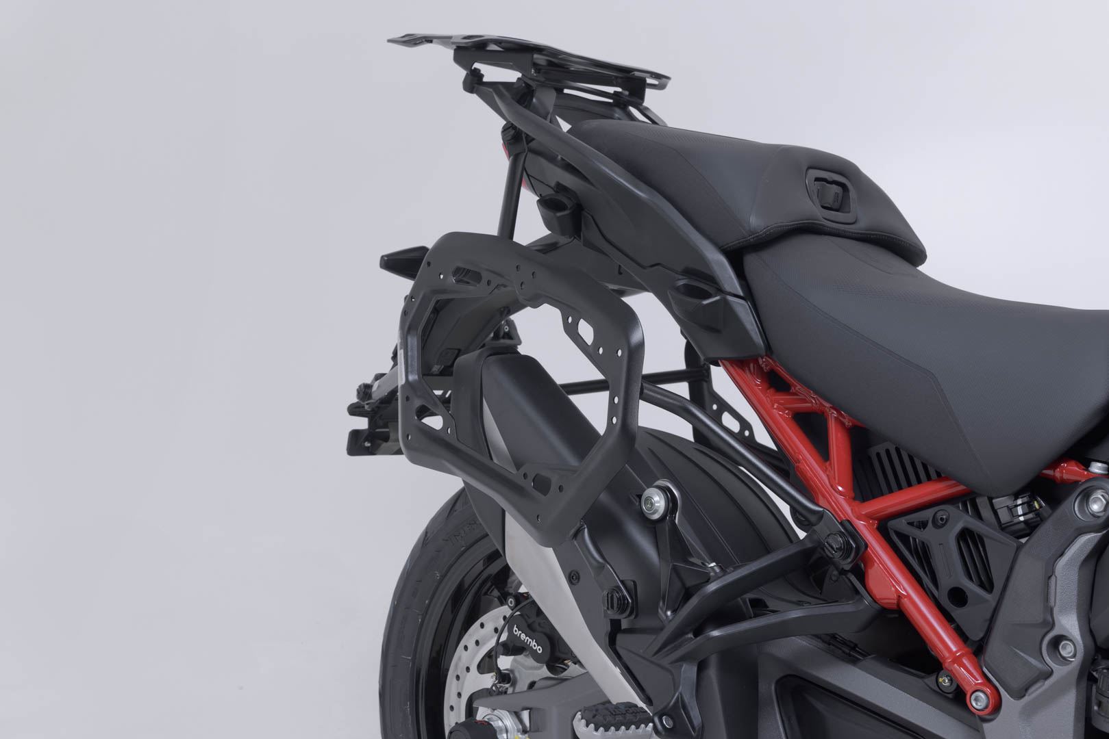 PRO side carrier Black. Ducati Multistrada V4 (20-).