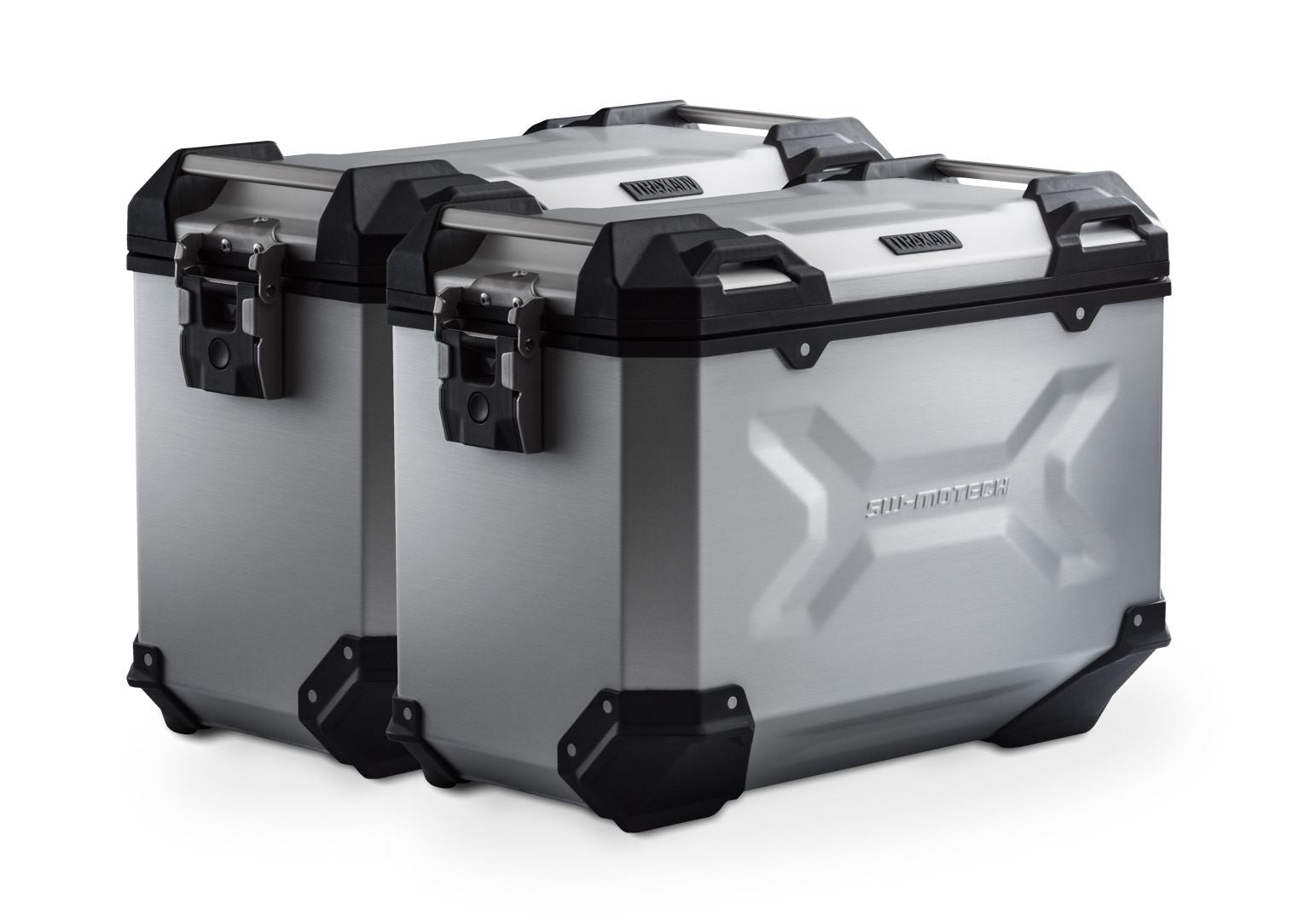 TRAX ADV aluminum case system US model Silver. 45/45 l. Ducati Multistrada V4 (20-).