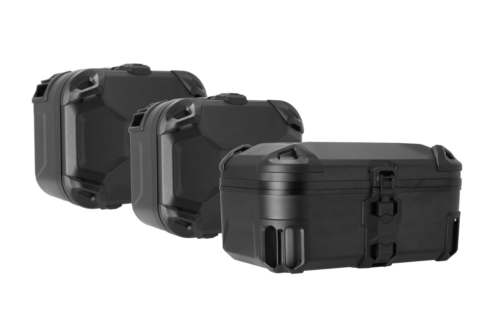 Adventure set DUSC with top case XL US model Black. Ducati Multistrada V4 (20-).