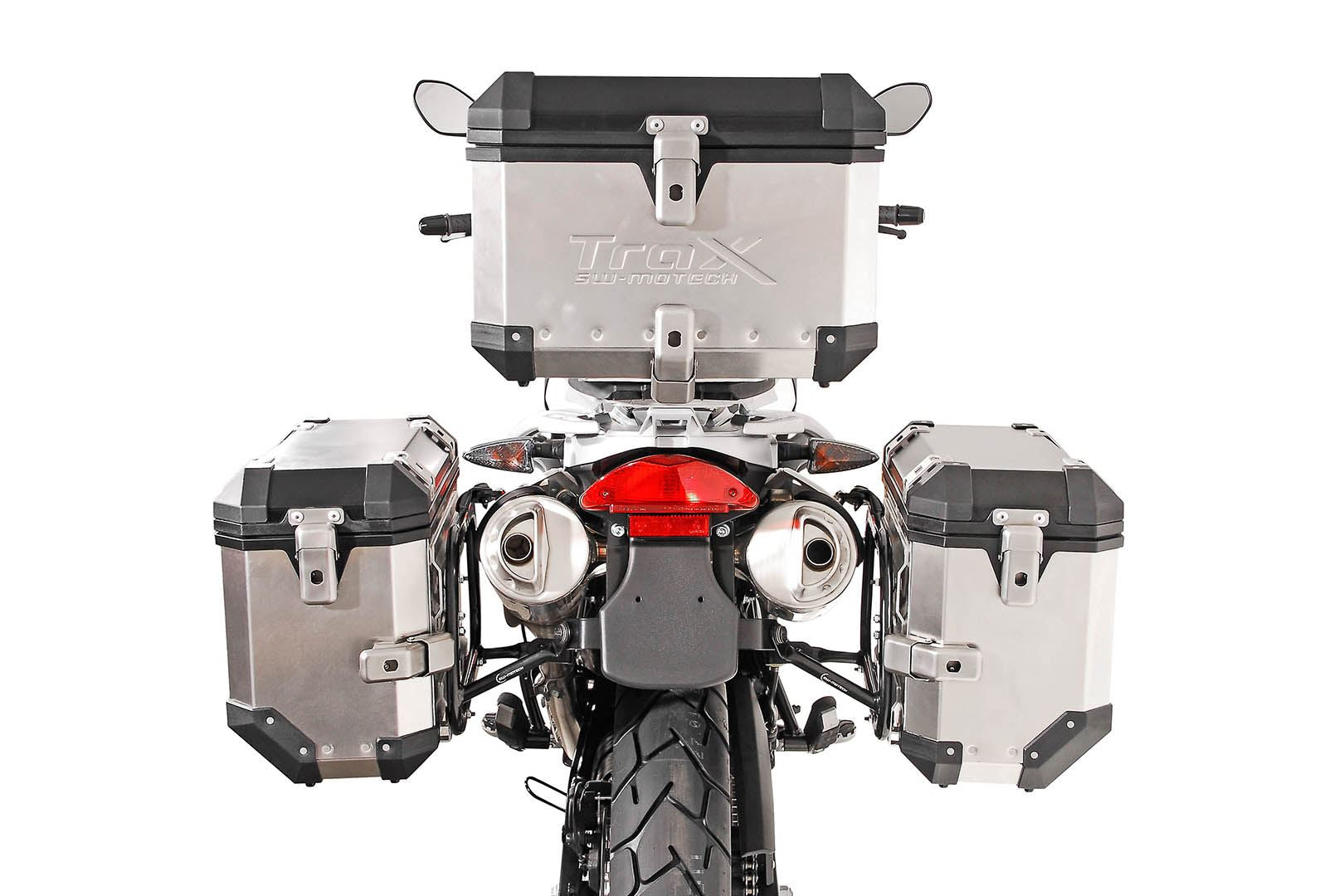 EVO side carriers Black. BMW F 650 GS (-07), G 650 GS (11-15).