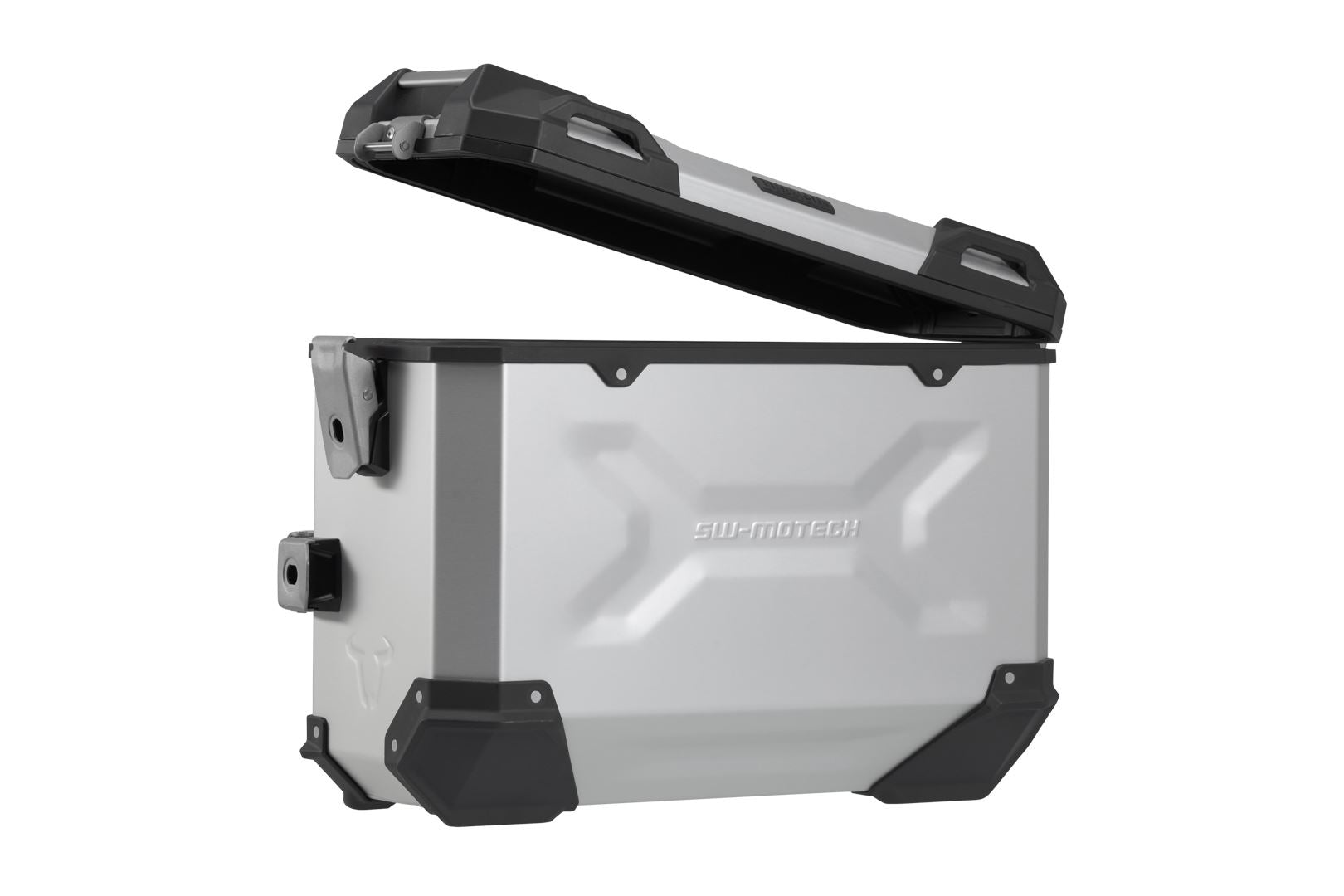 TRAX ADV aluminium case system Silver. 45/45 l. Suzuki V-Strom 1000 (14-19).