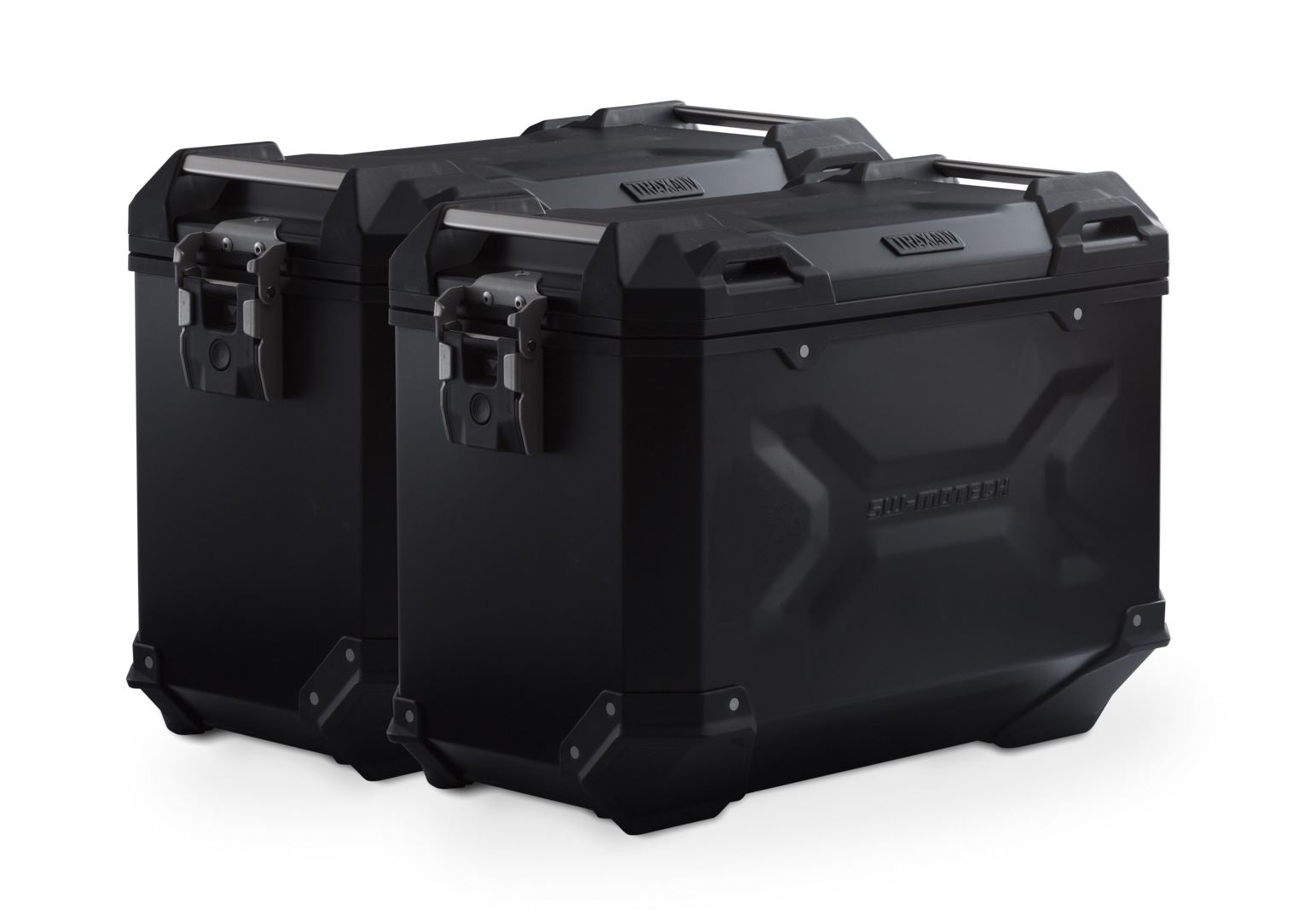 TRAX ADV aluminium case system Black. 45/45 l. Yamaha MT-07 Tracer (16-).