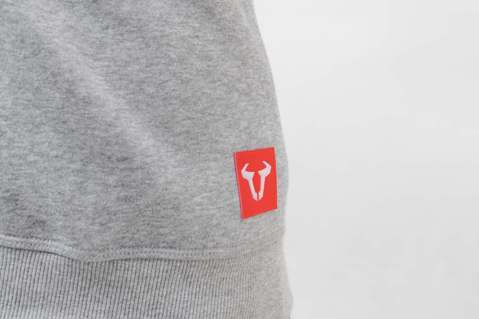 Hoodie Street Line. Grey. Unisex. Size M.
